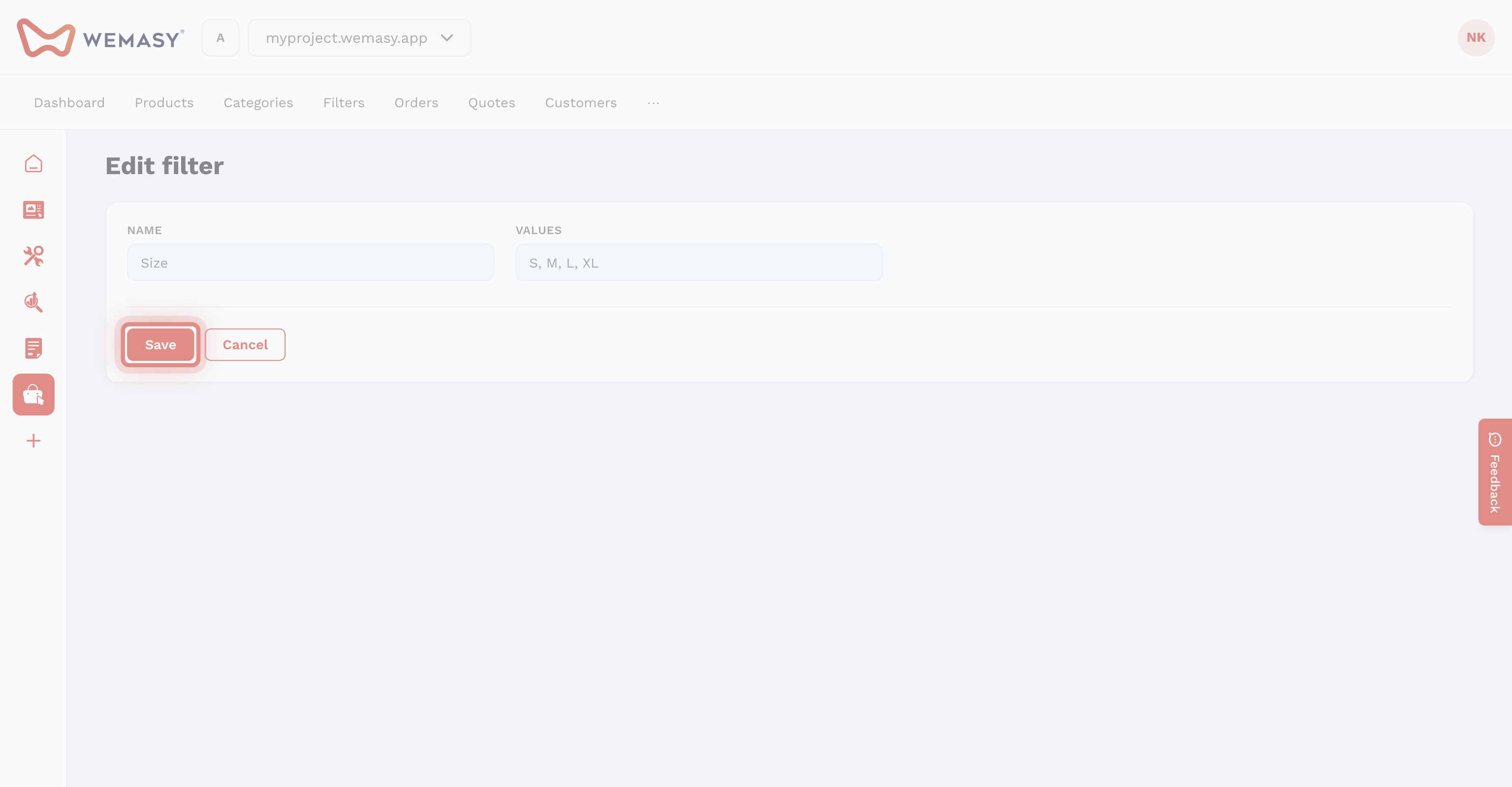 E-shop: přiřazení k produktům