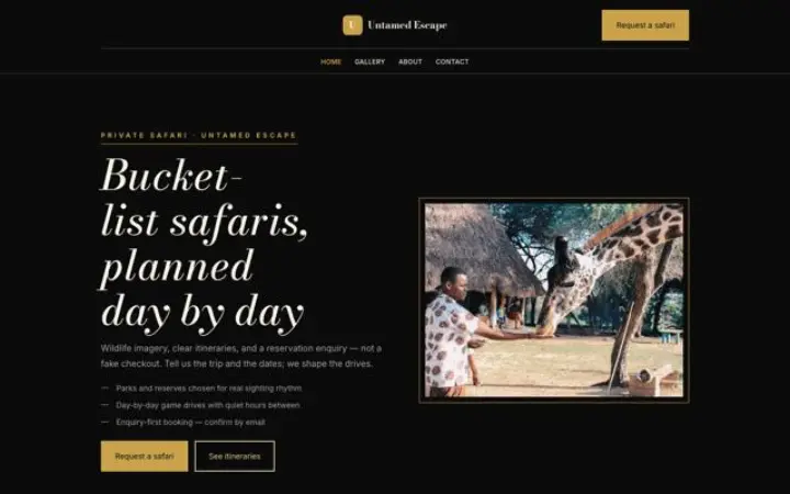 Web pro safari