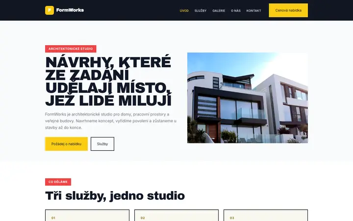 Šablona FormWorks