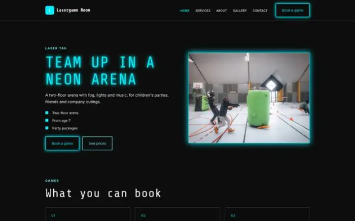 Web pro laser tag