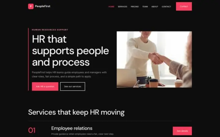 Web pro personalistika