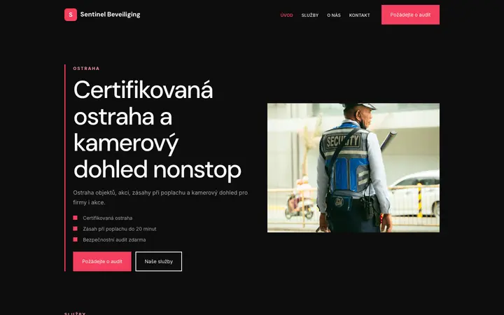Šablona Sentinel Beveiliging