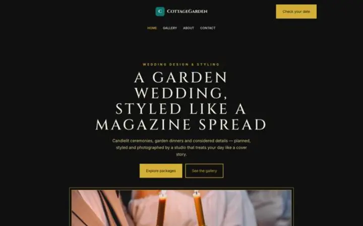 Web pro svatby