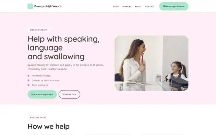 Web pro logopedie