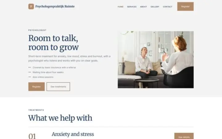 Web pro psychologie