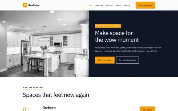 Web pro rekonstrukce