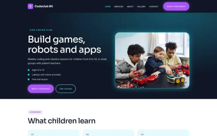 Web pro programování pro děti