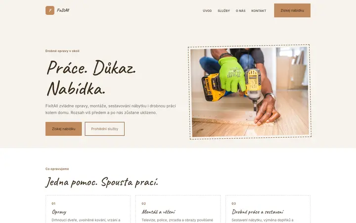 Šablona FixItAll