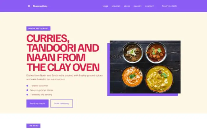 Šablona Masala Huis