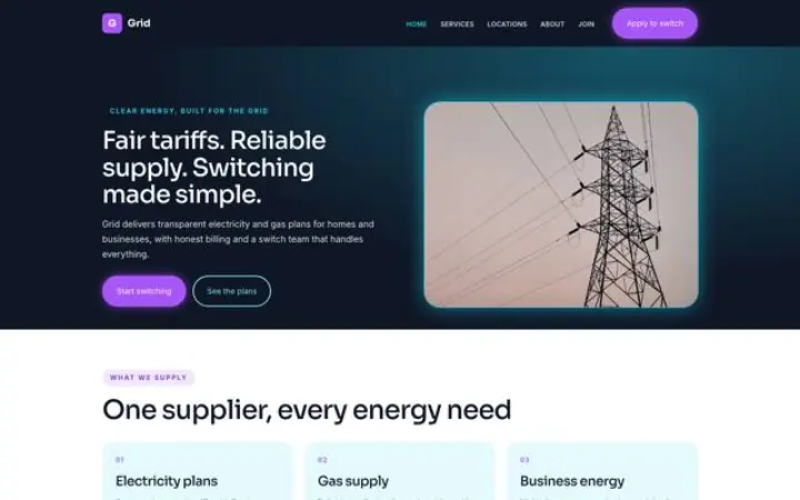 Web pro energie