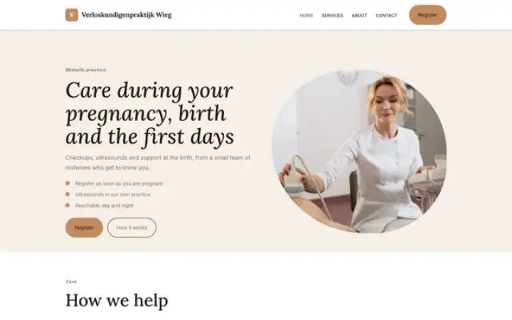 Web pro porodní asistence