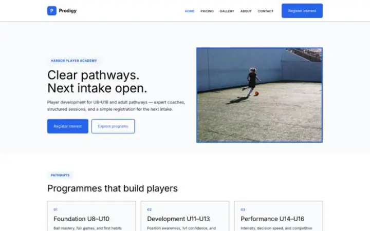 Web pro akademie