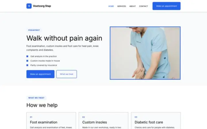 Web pro podiatrie