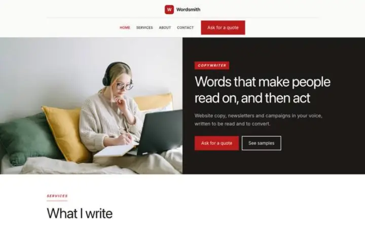Šablona Wordsmith