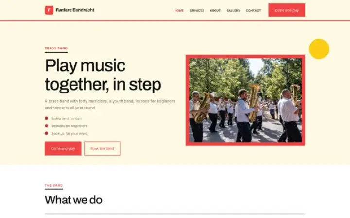 Šablona Fanfare Eendracht